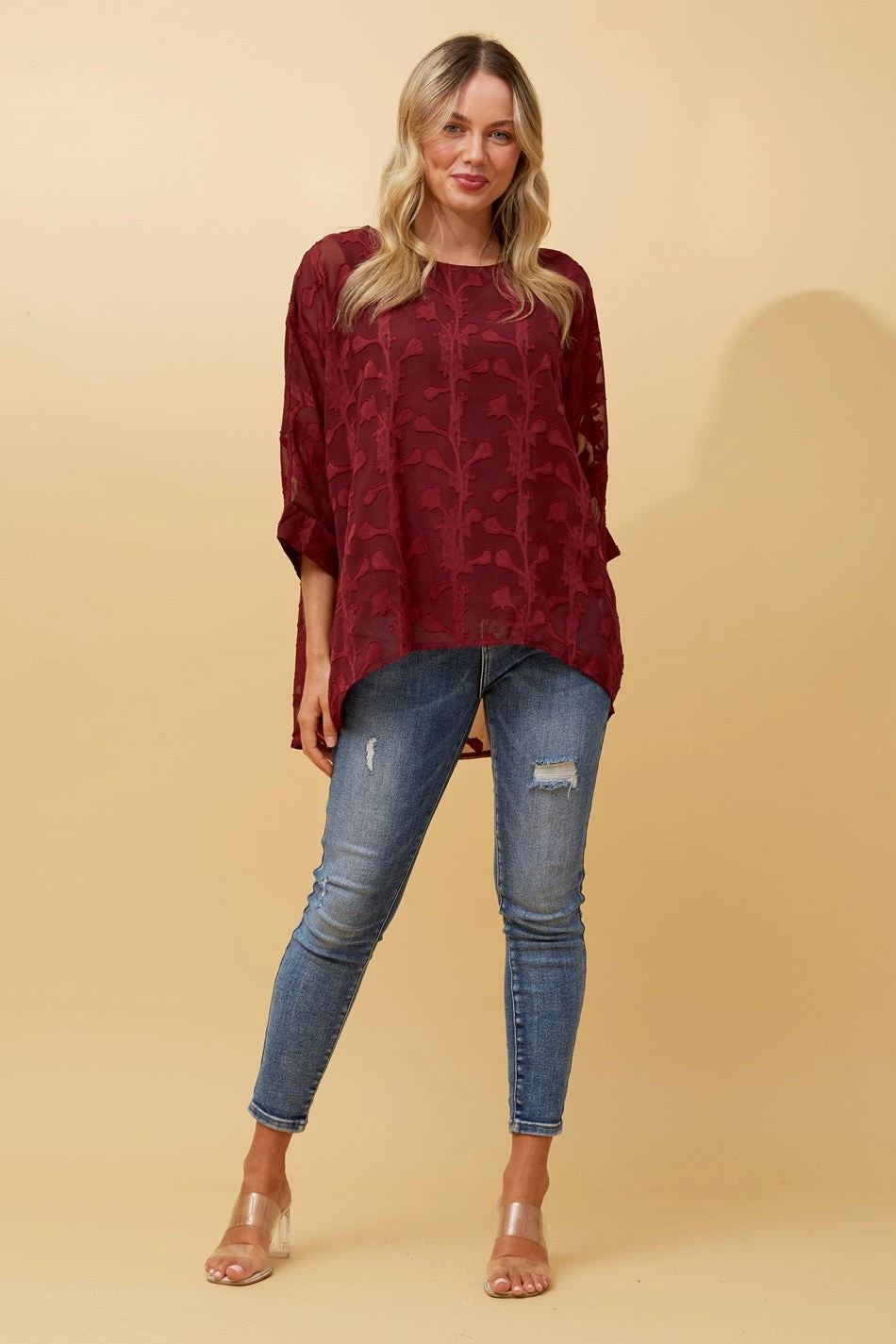Stella ABBY BURNOUT TOP - Image 4