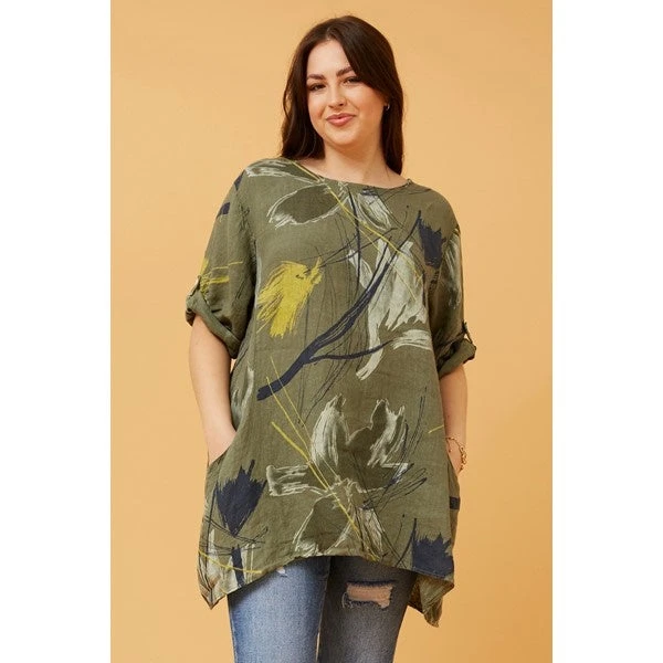 CIA FLORAL LINEN TOP - Image 13