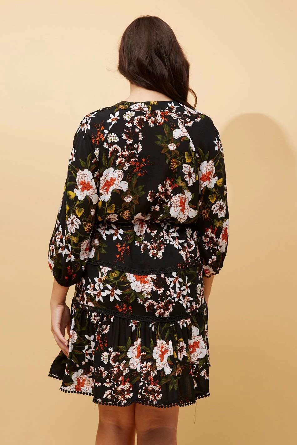 JEANIE FLORAL BOHO SHORT DRESS - Image 7