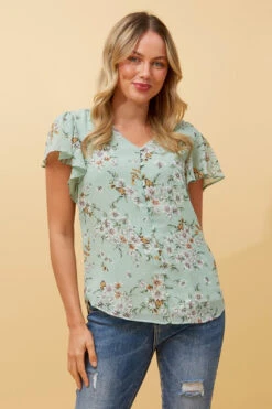 ROMY FLORAL BLOUSE