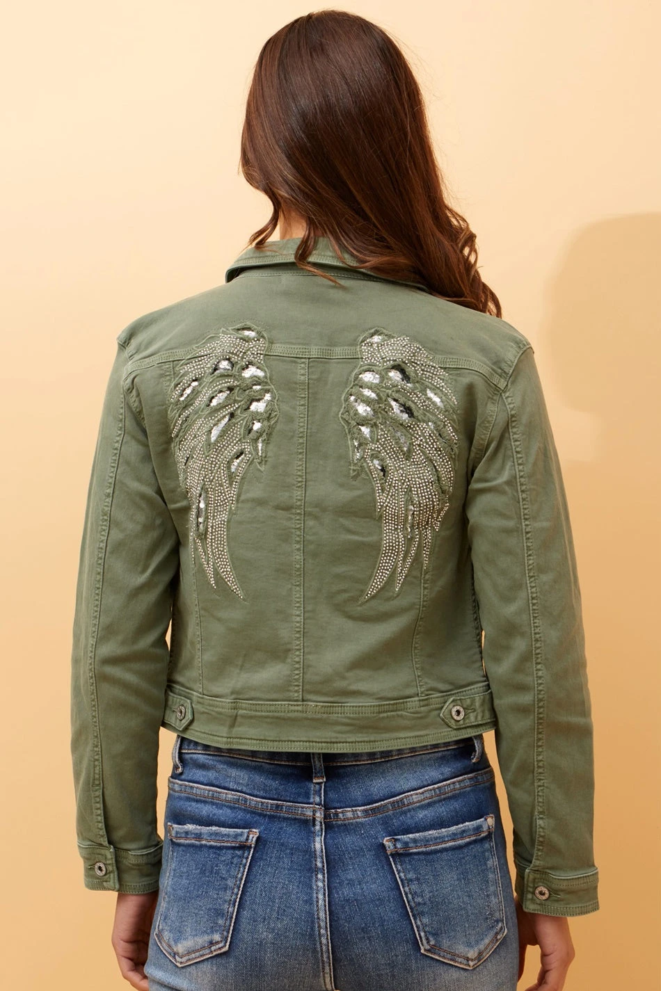 DESTINY SEQUIN WING DENIM JACKET - Image 17
