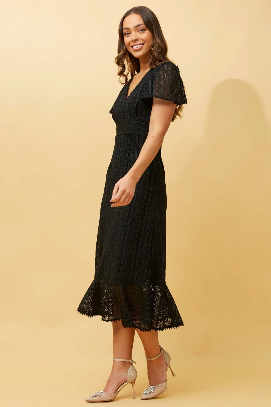 GODIVA LACE MIDI DRESS - Image 5
