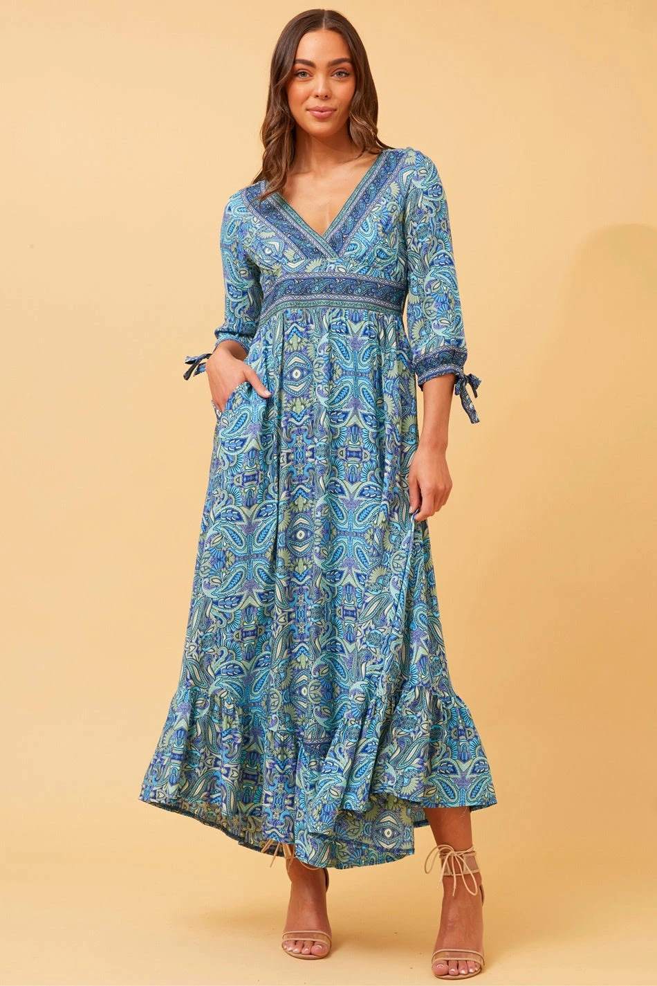 Stella JASMINE PAISLEY BOHO MAXI DRESS - Image 3