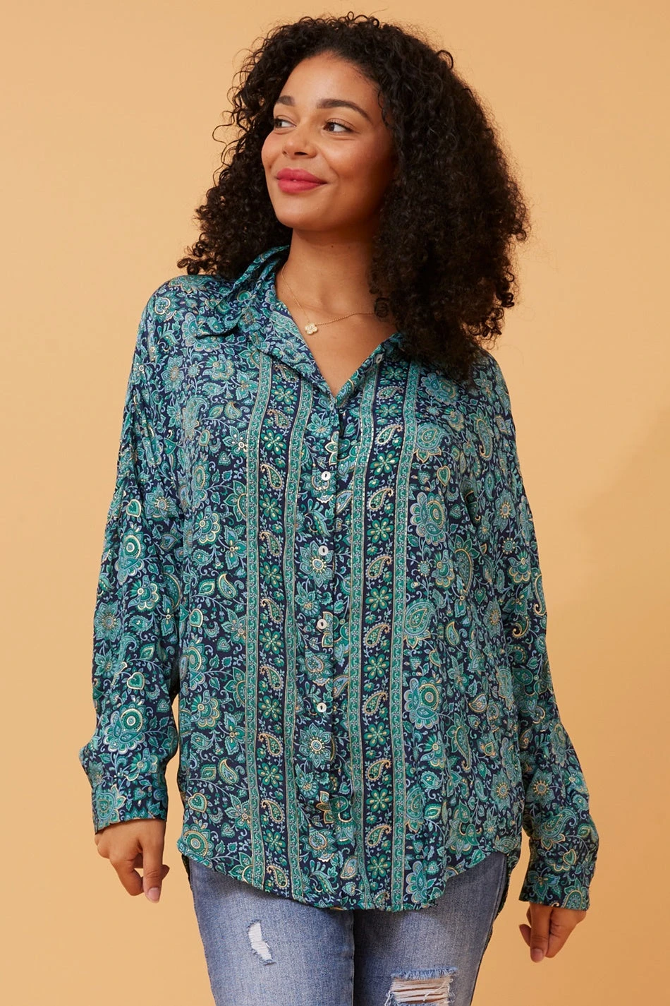 SAVAN PAISLEY PRINT SHIRT - Image 3
