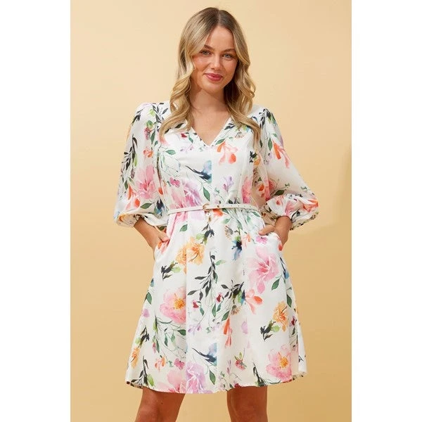 MADDIE FLORAL SHORT DRESS - Image 8
