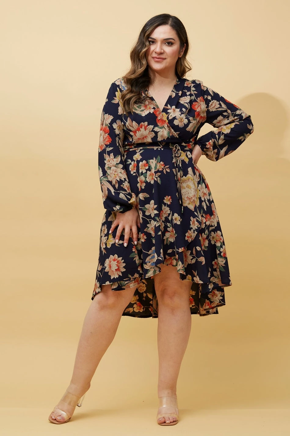 WILLOW FLORAL WRAP DRESS - Image 2