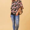 CAREY DOUBLE LAYER FLORAL TOP