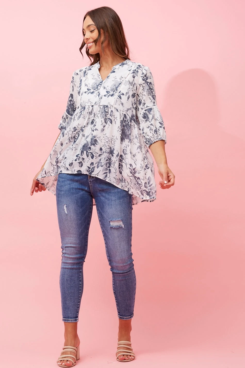 BRANDI FLORAL PRINT TOP - Image 2