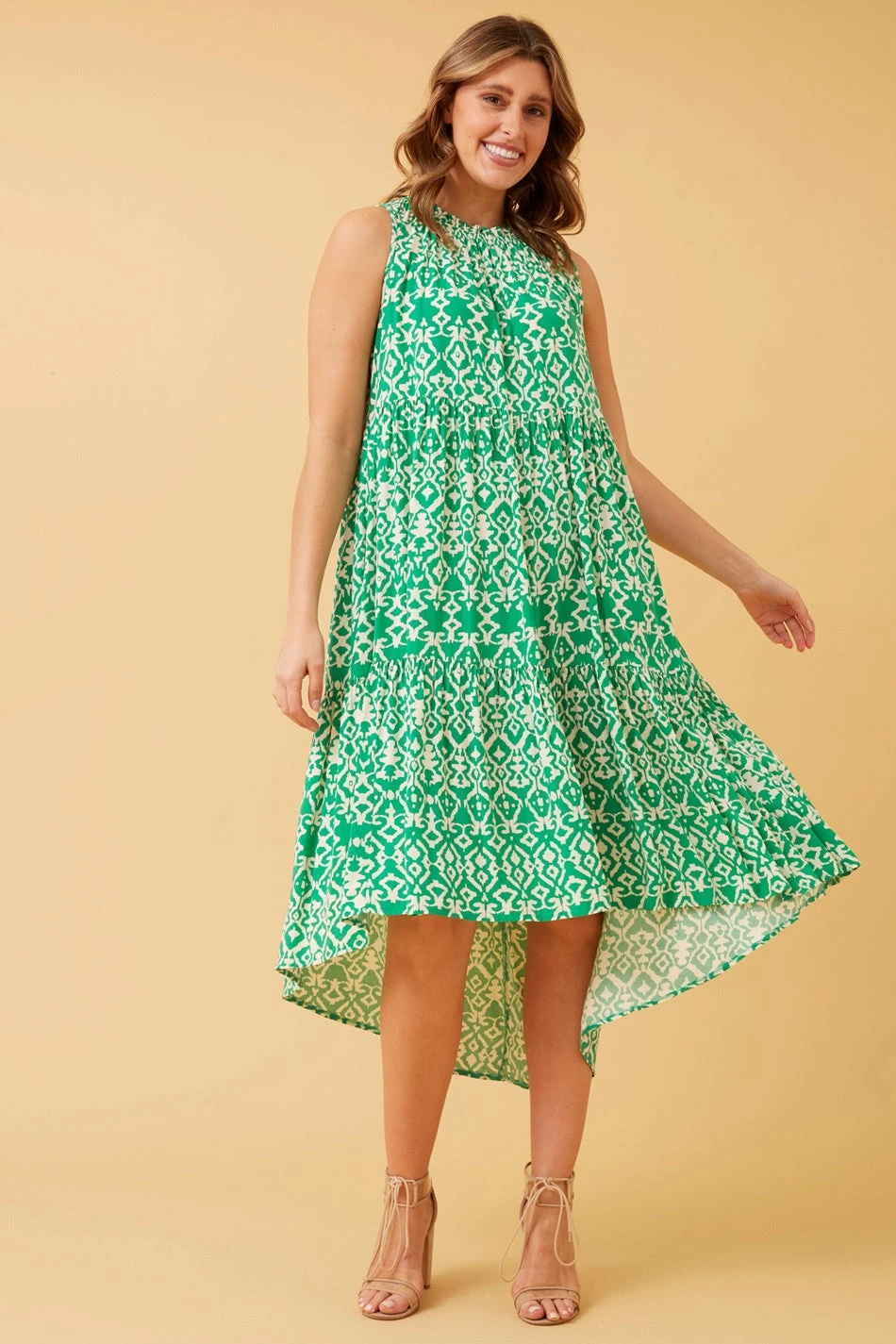 DREW TIERED TRAPEZE DRESS - Image 4