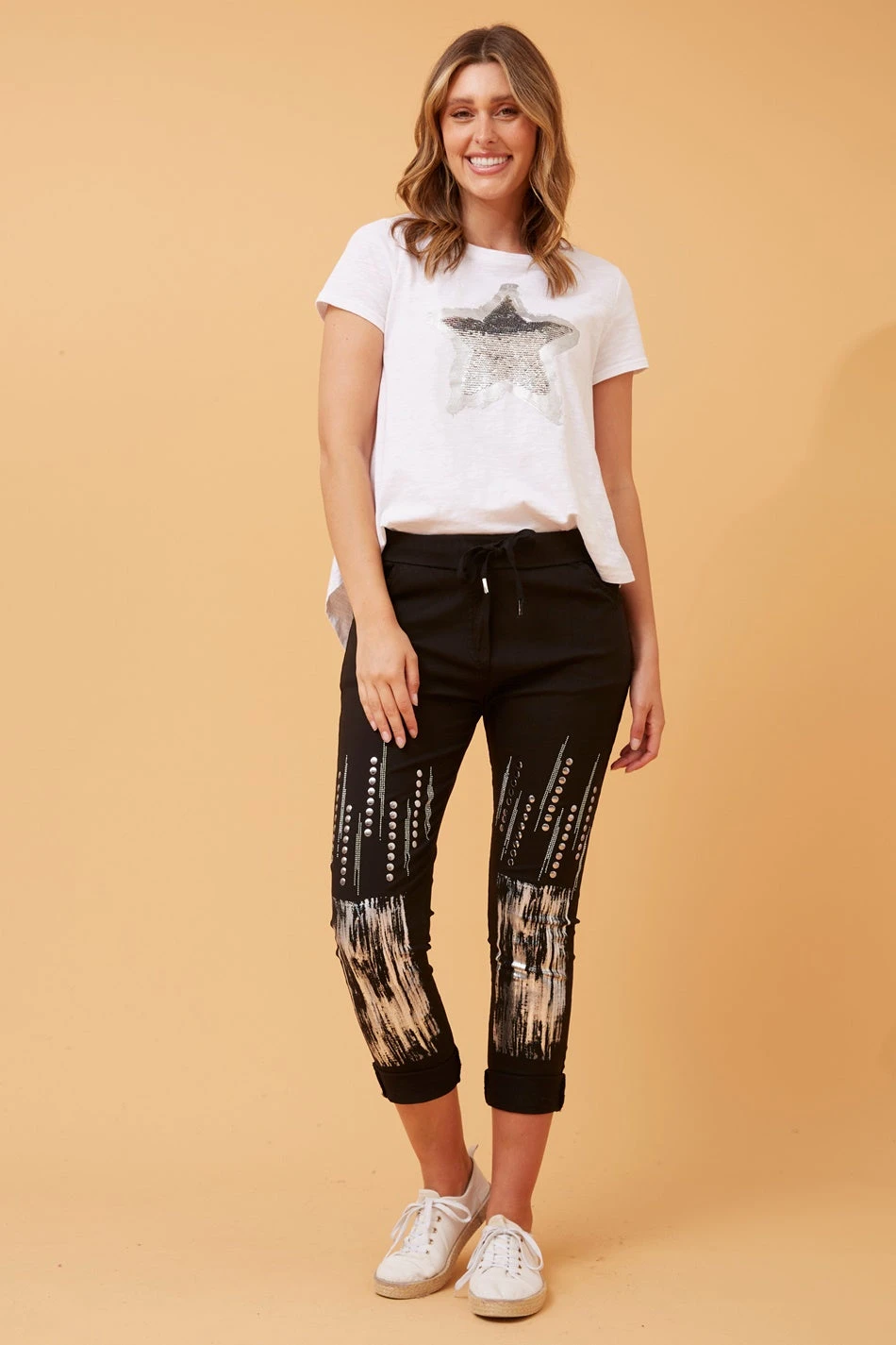 JANJA EMBELLISHED JOGGERS - Image 4