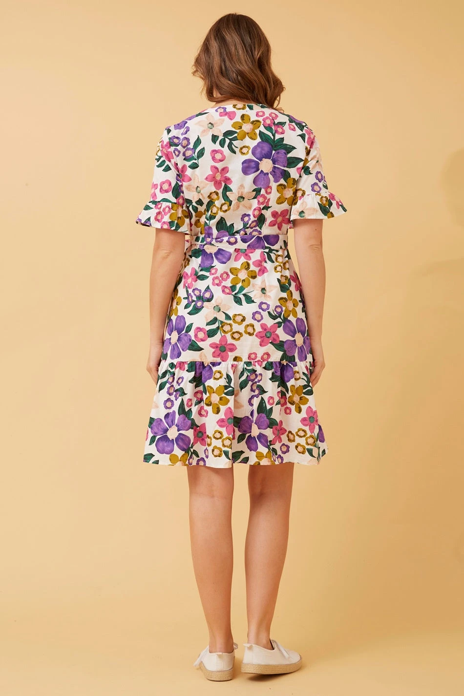 AVITA FLORAL BELTED DRESS - Image 7