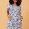 BELITA FLORAL PRINT DRESS
