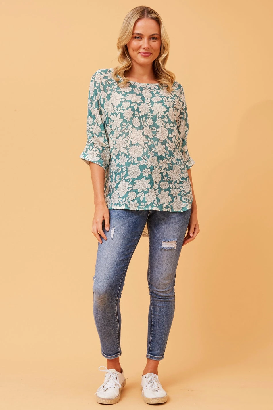 TARA FLORAL TOPtop - Image 4