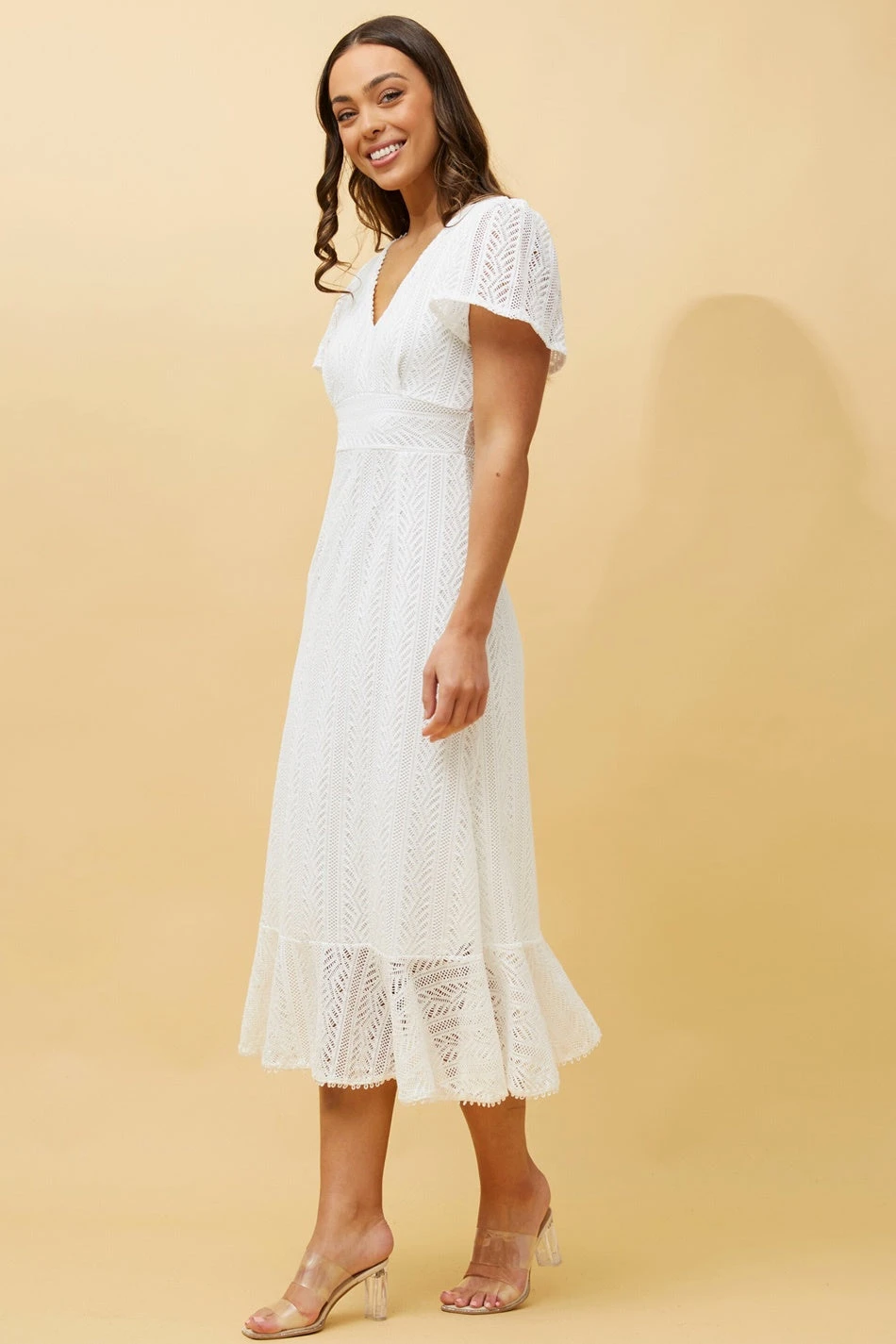 GODIVA LACE MIDI DRESS - Image 8