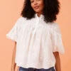 JANICE BRODERIE ANGLAISE BLOUSE