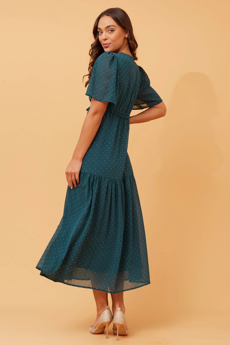 IVANA DIAMANTE STUDDED MAXI DRESS - Image 7