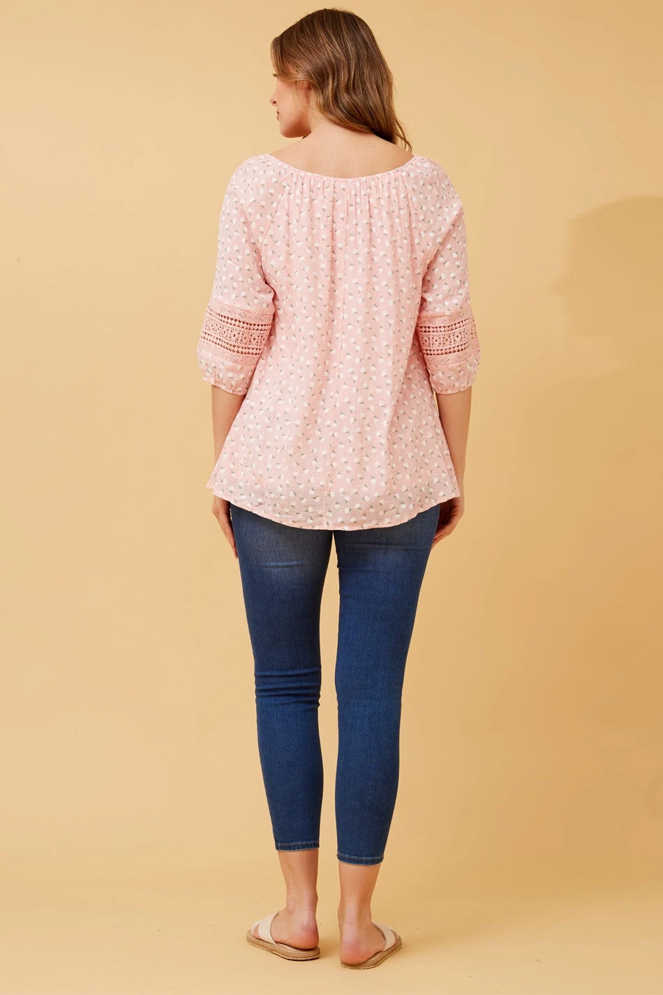 ANDREA FLORAL PEASANT TOP - Image 6