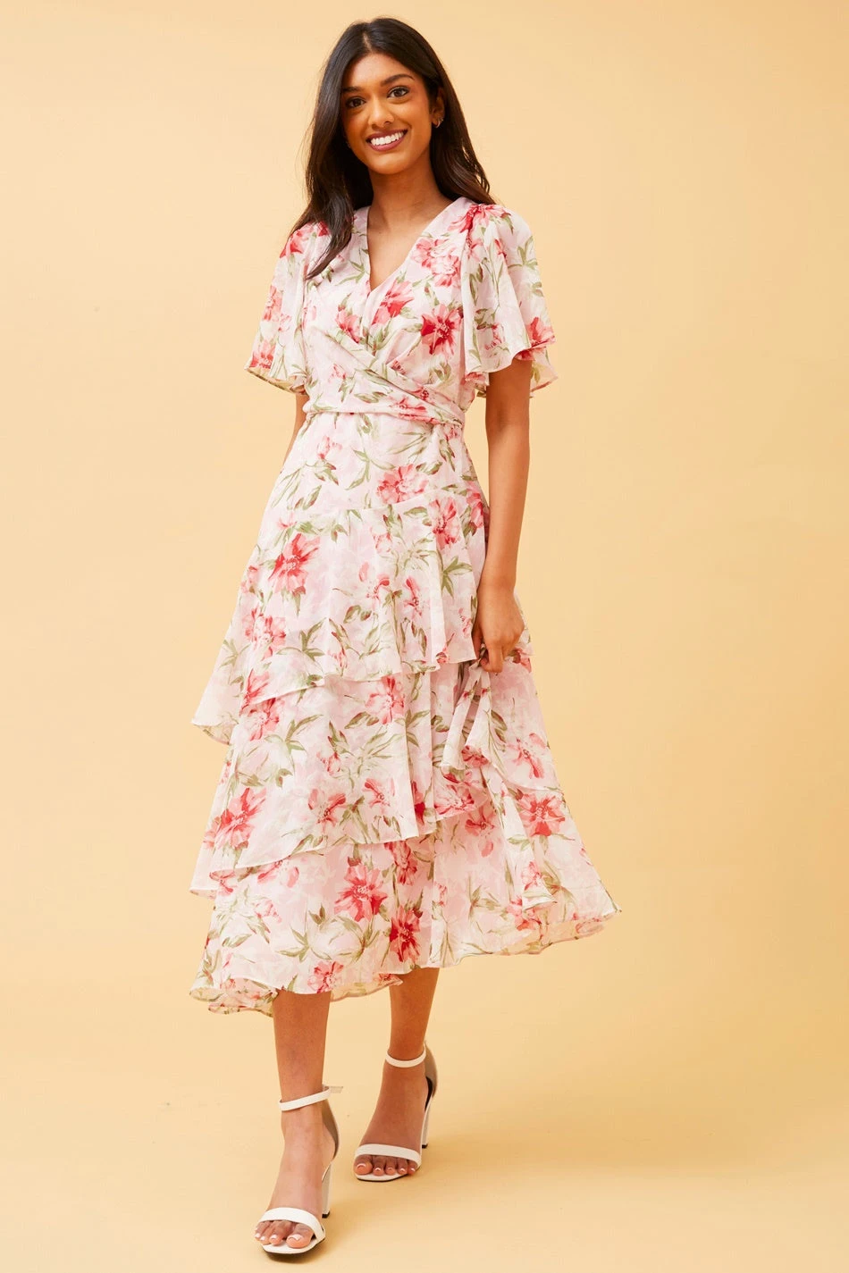 WINDSOR FLORAL MIDI DRESS - Image 5